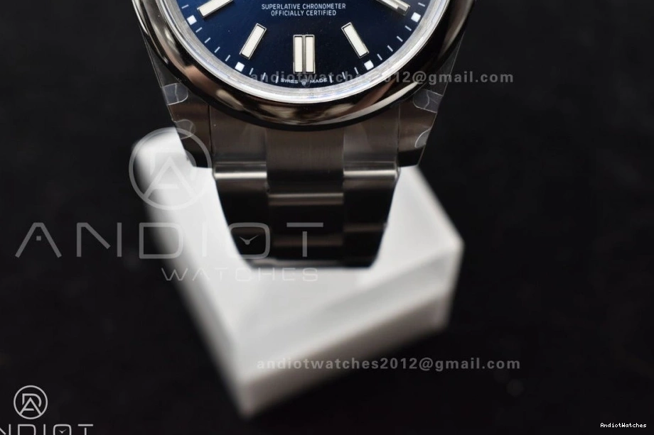 Steel Edition DIWF 939 Dial Perpetual 124300 1:1 Oyster 904L A 41mm Blue Snug Best 0812